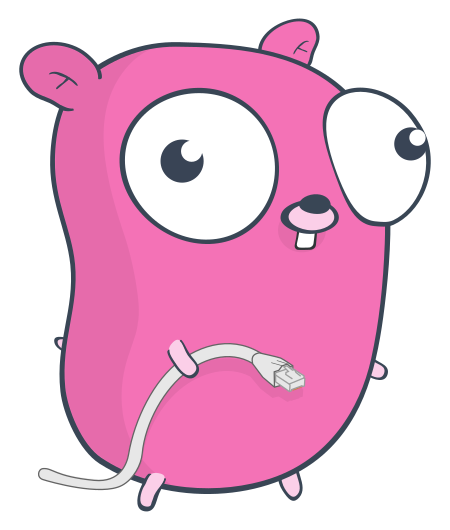 goproxy.dev's pink gopher